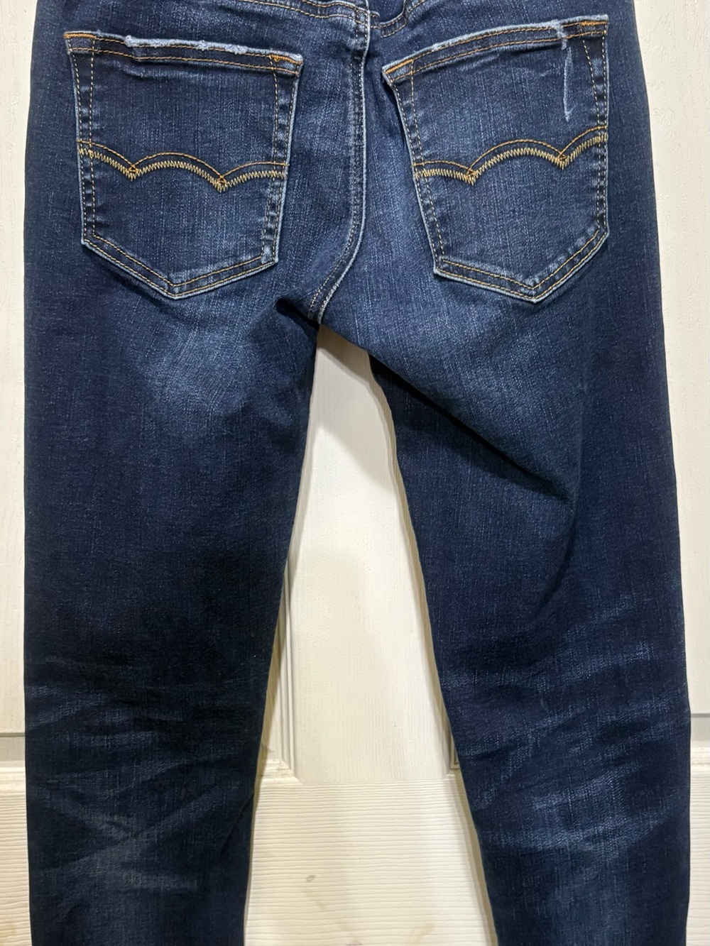 American Eagle Outfitters Slim Straight Jeans - Dark Blue